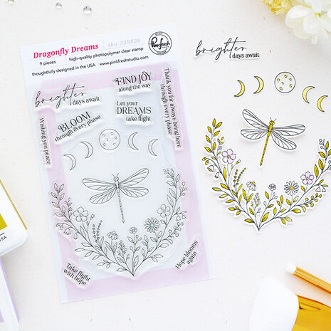 Pinkfresh Studio PRE-ORDER The Simple Things Stamp Dragonfly Dreams (338826) Pinkfresh Studio PRE-ORDER The Simple Things Stamp Dragonfly Dreams (338826)