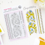 Pinkfresh Studio The Simple Things Stamp Cottage Flourish (339226)