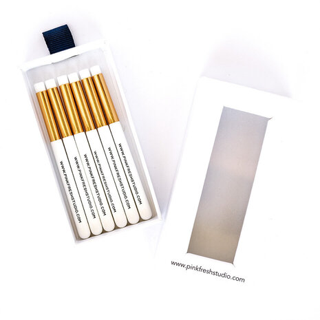 Pinkfresh Studio Blending Brush Set 1/4 Inch (6pcs) (PF107ES)
