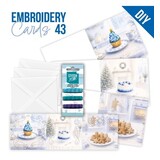 Find It Trading Stitch and Do Embroidery Cards Blue Christmas Treats (STDOPP043)