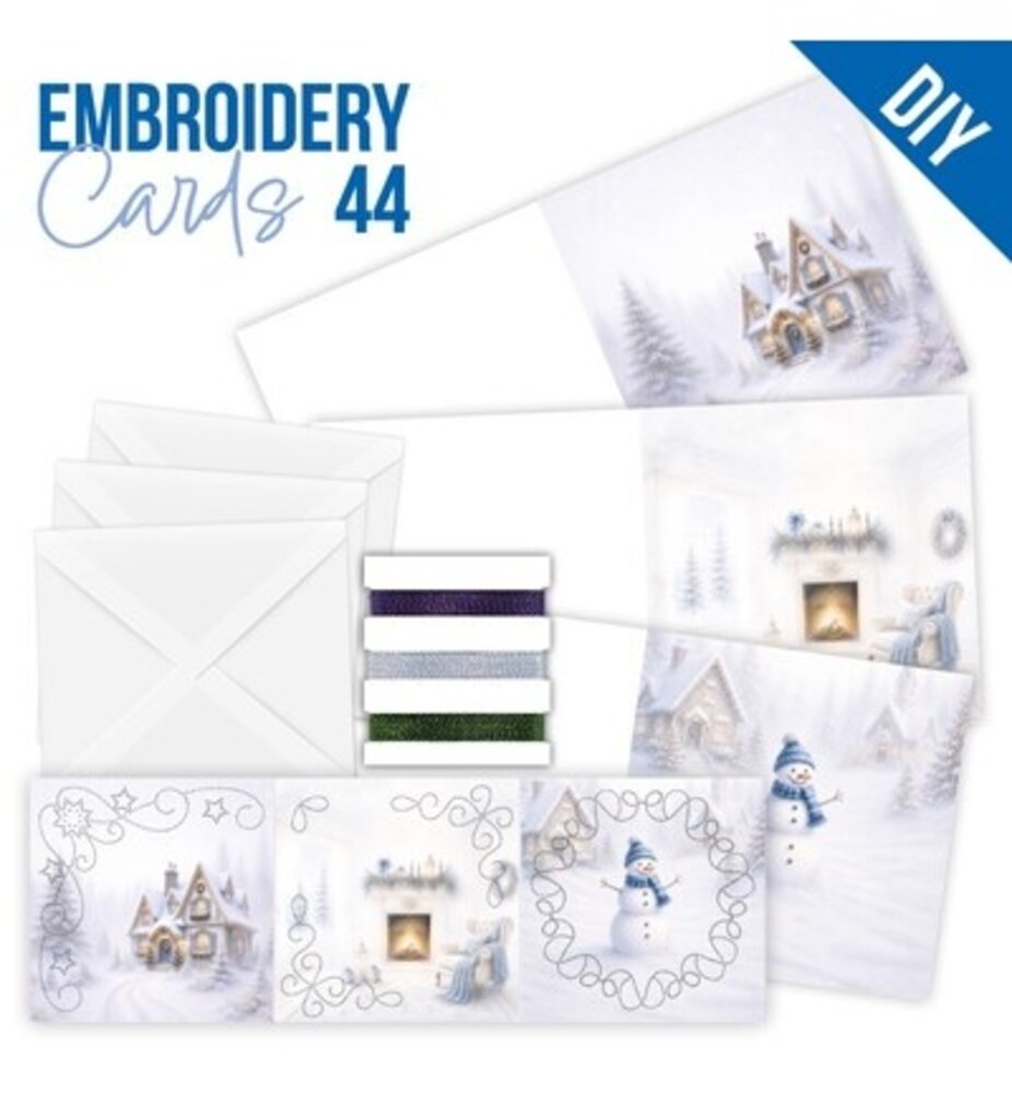 Find It Trading Stitch and Do Embroidery Cards Blue Christmas Feelings (STDOPP044) Find It Trading Stitch and Do Embroidery Cards Blue Christmas Feelings (STDOPP044)