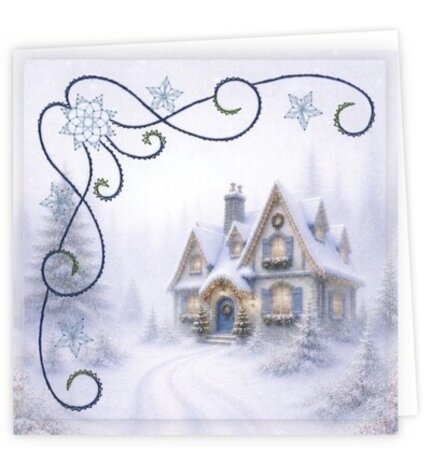 Find It Trading Stitch and Do Embroidery Cards Blue Christmas Feelings (STDOPP044) Find It Trading Stitch and Do Embroidery Cards Blue Christmas Feelings (STDOPP044)