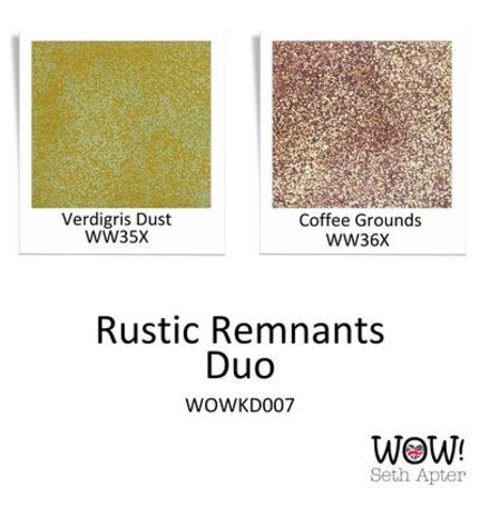 WOW! Duo's Rustic Remnants Embossing Powder Set by Seth Apter (WOWKD007) WOW! Duo's Rustic Remnants Embossing Powder Set by Seth Apter (WOWKD007)