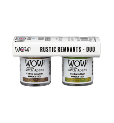 WOW! Duo's Rustic Remnants Embossing Powder Set by Seth Apter (WOWKD007) WOW! Duo's Rustic Remnants Embossing Powder Set by Seth Apter (WOWKD007)
