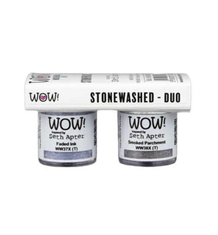 WOW! Duo's Stonewashed Embossing Powder Set by Seth Apter (WOWKD008) WOW! Duo's Stonewashed Embossing Powder Set by Seth Apter (WOWKD008)