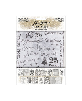 Idea-ology PRE-ORDER 2026 Tim Holtz Christmas Collage Paper (TH94409) Idea-ology PRE-ORDER 2026 Tim Holtz Christmas Collage Paper (TH94409)