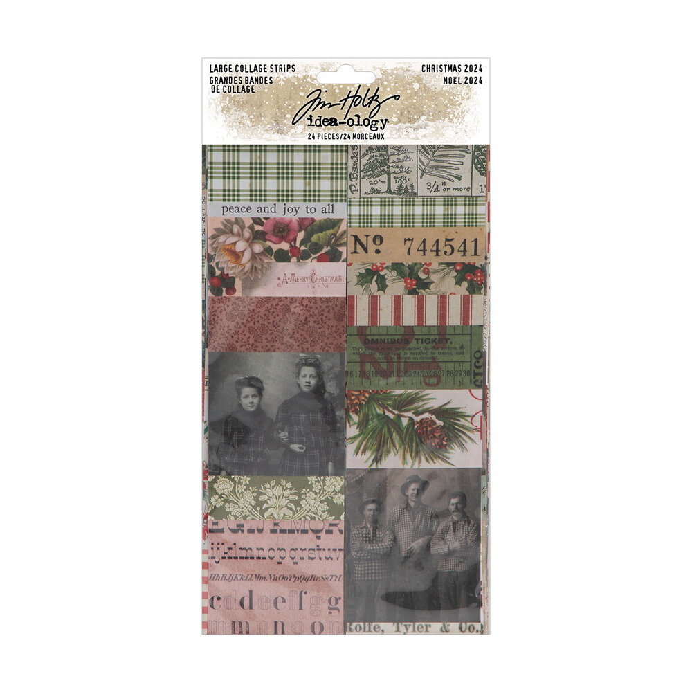 Idea-ology PRE-ORDER 2026 Tim Holtz Christmas Large Collage Strips (TH94410) Idea-ology PRE-ORDER 2026 Tim Holtz Christmas Large Collage Strips (TH94410)