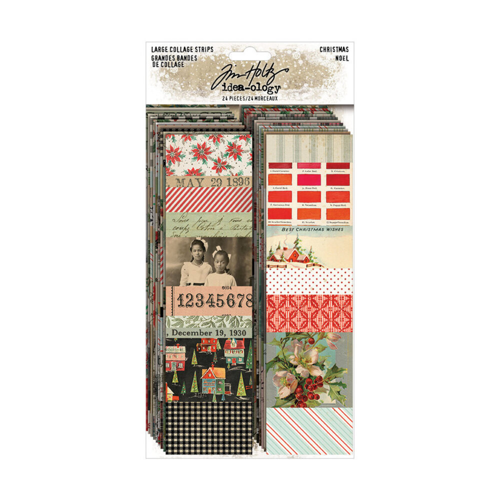 Idea-ology PRE-ORDER 2026 Tim Holtz Christmas Large Collage Strips (TH94410) Idea-ology PRE-ORDER 2026 Tim Holtz Christmas Large Collage Strips (TH94410)