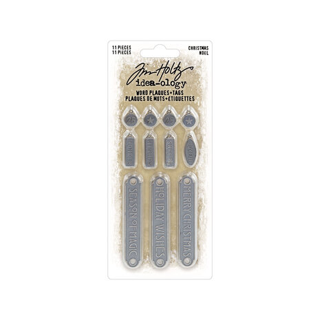 Idea-ology PRE-ORDER 2026 Tim Holtz Christmas Word Plaques + Tags (TH94446) Idea-ology PRE-ORDER 2026 Tim Holtz Christmas Word Plaques + Tags (TH94446)