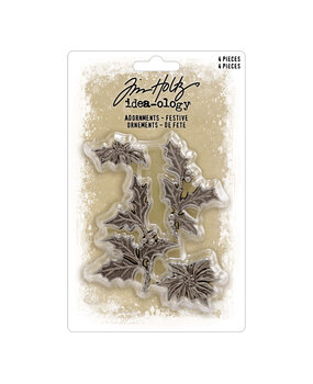 Idea-ology PRE-ORDER 2026 Tim Holtz Christmas Adornments Festive (TH94487) Idea-ology PRE-ORDER 2026 Tim Holtz Christmas Adornments Festive (TH94487)