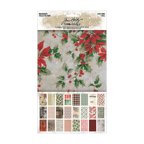 Idea-ology PRE-ORDER 2026 Tim Holtz Christmas Backdrops (TH94488) Idea-ology PRE-ORDER 2026 Tim Holtz Christmas Backdrops (TH94488)