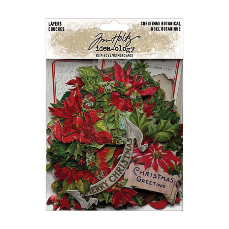 Idea-ology PRE-ORDER 2026 Tim Holtz Christmas Layers Botanical (TH94495) Idea-ology PRE-ORDER 2026 Tim Holtz Christmas Layers Botanical (TH94495)