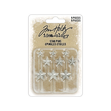 Idea-ology PRE-ORDER 2026 Tim Holtz Christmas Star Pins (TH94498) Idea-ology PRE-ORDER 2026 Tim Holtz Christmas Star Pins (TH94498)