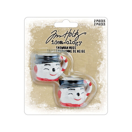 Idea-ology PRE-ORDER 2026 Tim Holtz Christmas Snowman Mugs (TH94501)