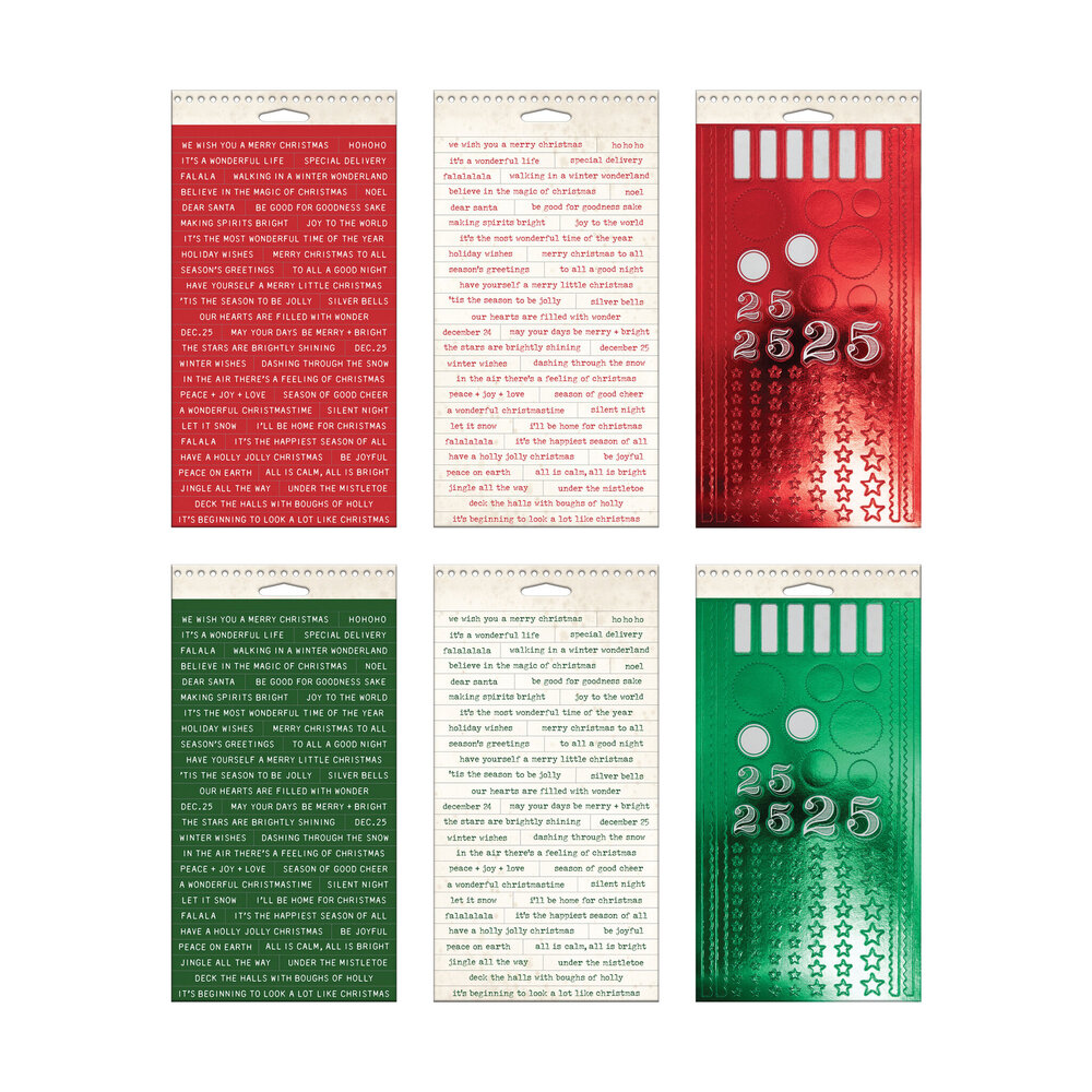 Idea-ology PRE-ORDER 2026 Tim Holtz Christmas Sticker Book Classic (TH94502)