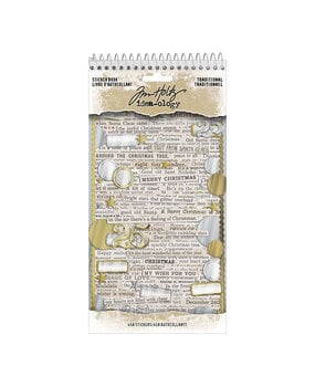 Idea-ology PRE-ORDER 2026 Tim Holtz Christmas Sticker Book Traditional (TH94503) Idea-ology PRE-ORDER 2026 Tim Holtz Christmas Sticker Book Traditional (TH94503)