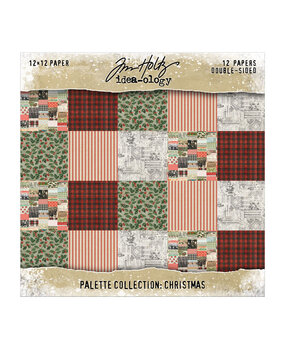 Idea-ology Tim Holtz Palette Collection 12x12 Inch Christmas (TH94468)