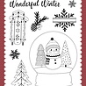 Echo Park Wonderful Winter Days Clear Stamps Wonderful Winter (WWD539043) Echo Park Wonderful Winter Days Clear Stamps Wonderful Winter (WWD539043)