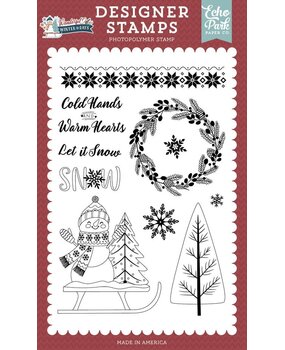 Echo Park Wonderful Winter Days Clear Stamps Set Fair Isle Border (WWD539044) Echo Park Wonderful Winter Days Clear Stamps Set Fair Isle Border (WWD539044)