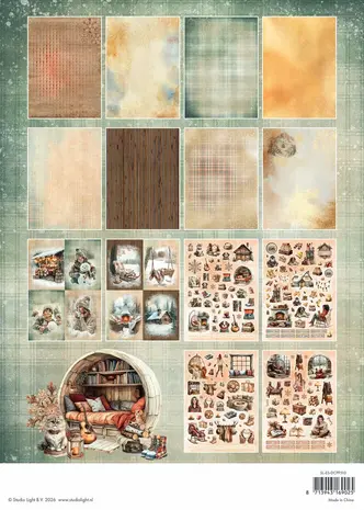 Studio Light Warm Winter A4 Die-cut Paper Pad (SL-ES-DCPP510)