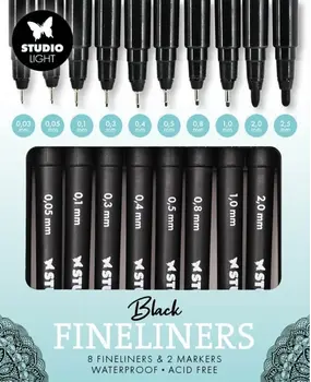 Studio Light Fineliners and Markers (8+2pcs) (SL-CO-FL01)
