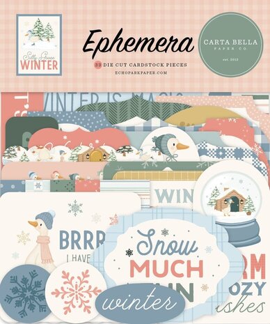 Carta Bella Silly Goose Winter Ephemera (CBSGW540024)