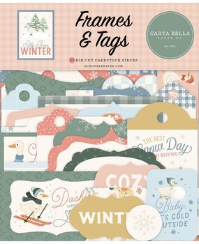 Carta Bella Silly Goose Winter Ephemera Frames & Tags (CBSGW540025)