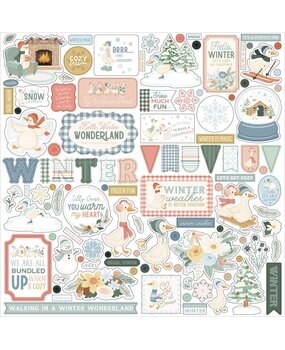 Carta Bella Silly Goose Winter Element Sticker (CBSGW540014)
