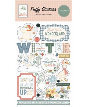 Carta Bella Silly Goose Winter Puffy Stickers (CBSGW540066) Carta Bella Silly Goose Winter Puffy Stickers (CBSGW540066)