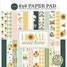 Carta Bella Home Sweet Home 6x6 Inch Paper Pad (CBHSH541023) Carta Bella Home Sweet Home 6x6 Inch Paper Pad (CBHSH541023)