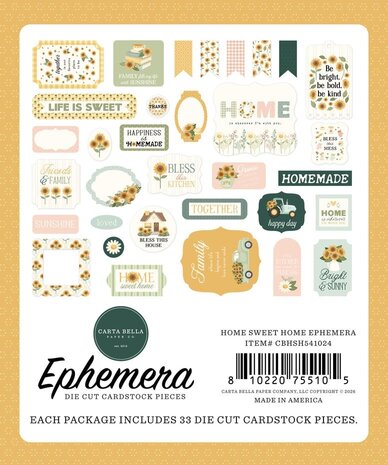 Carta Bella Home Sweet Home Ephemera (CBHSH541024)