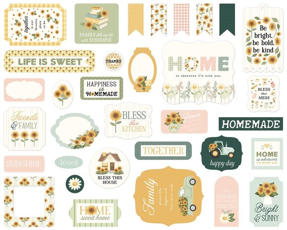 Carta Bella Home Sweet Home Ephemera (CBHSH541024)