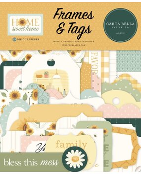 Carta Bella Home Sweet Home Ephemera Frames & Tags (CBHSH541025)
