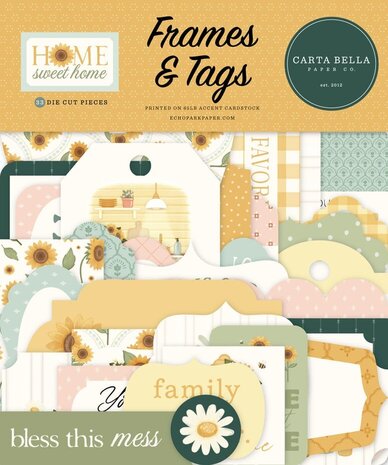 Carta Bella Home Sweet Home Ephemera Frames & Tags (CBHSH541025)