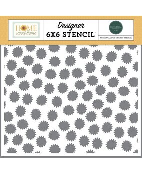 Carta Bella Home Sweet Home Stencil Be Bright Floral (CBHSH541034) Carta Bella Home Sweet Home Stencil Be Bright Floral (CBHSH541034)