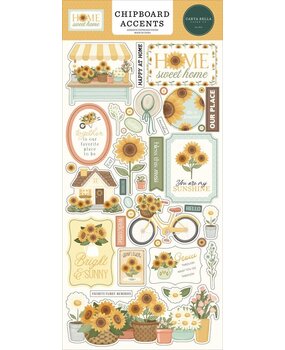 Carta Bella Home Sweet Home 6x13 Inch Chipboard Accents (CBHSH541021) Carta Bella Home Sweet Home 6x13 Inch Chipboard Accents (CBHSH541021)