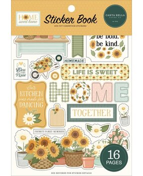 Carta Bella Home Sweet Home Sticker Book (CBHSH541029) Carta Bella Home Sweet Home Sticker Book (CBHSH541029)