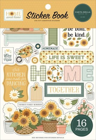 Carta Bella Home Sweet Home Sticker Book (CBHSH541029) Carta Bella Home Sweet Home Sticker Book (CBHSH541029)