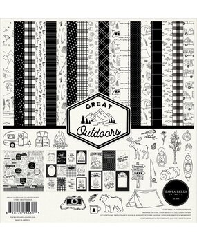 Carta Bella Great Outdoors 12x12 Inch Collection Kit (CBOUT542016) Carta Bella Great Outdoors 12x12 Inch Collection Kit (CBOUT542016)
