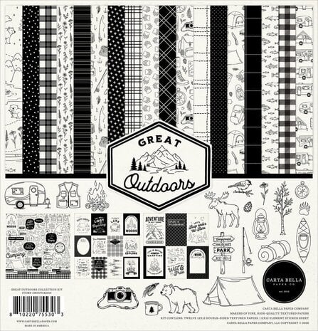 Carta Bella Great Outdoors 12x12 Inch Collection Kit (CBOUT542016) Carta Bella Great Outdoors 12x12 Inch Collection Kit (CBOUT542016)