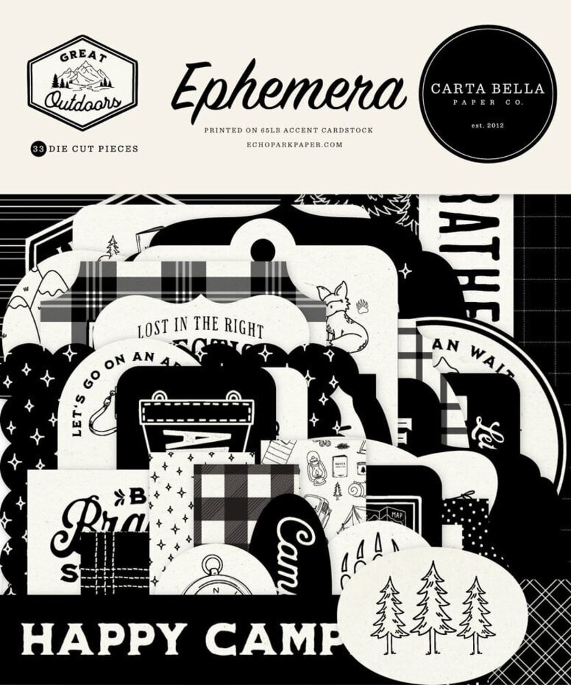 Carta Bella Great Outdoors Ephemera (CBOUT542024)