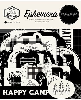 Carta Bella Great Outdoors Ephemera (CBOUT542024) Carta Bella Great Outdoors Ephemera (CBOUT542024)