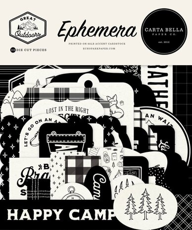 Carta Bella Great Outdoors Ephemera (CBOUT542024)