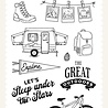 Carta Bella Great Outdoors Clear Stamps Sleep Under The Stars (CBOUT542040) Carta Bella Great Outdoors Clear Stamps Sleep Under The Stars (CBOUT542040)