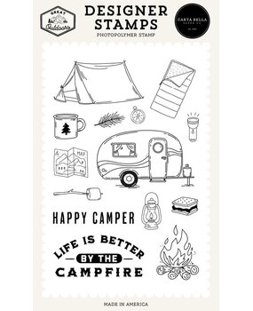 Carta Bella Great Outdoors Clear Stamps Camping Icons (CBOUT542041) Carta Bella Great Outdoors Clear Stamps Camping Icons (CBOUT542041)
