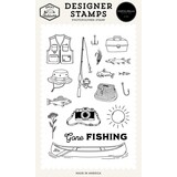 Carta Bella Great Outdoors Clear Stamps Fishing Icons (CBOUT542042)