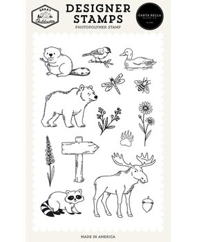 Carta Bella Great Outdoors Clear Stamps Animal Icons (CBOUT542045) Carta Bella Great Outdoors Clear Stamps Animal Icons (CBOUT542045)