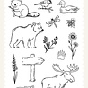 Carta Bella Great Outdoors Clear Stamps Animal Icons (CBOUT542045) Carta Bella Great Outdoors Clear Stamps Animal Icons (CBOUT542045)