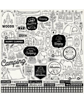 Carta Bella Great Outdoors Element Sticker (CBOUT542014) Carta Bella Great Outdoors Element Sticker (CBOUT542014)