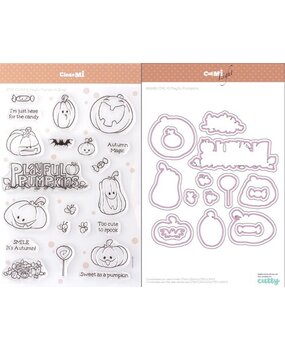 Impronte d'Autore Playful Pumpinks Stamp & Dies (88688-CML-D) Impronte d'Autore Playful Pumpinks Stamp & Dies (88688-CML-D)